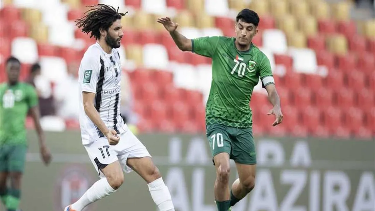 موعد مباراة الجزيرة وخورفكان بمشاركة محمد النني في الدوري الإماراتي لكرة القدم